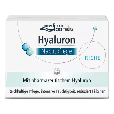 HYALURON NACHTPFLEGE Crème riche en pot, 50 ml