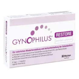 GYNOPHILUS Comprimés vaginaux restore, 2 pces