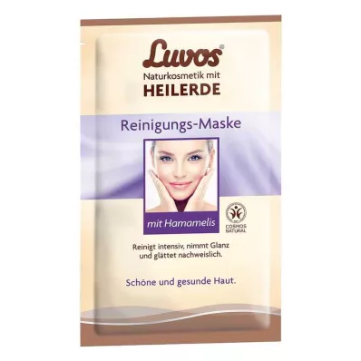 LUVOS Masque nettoyant à largile, cosmétique naturelle, 2X7.5 ml