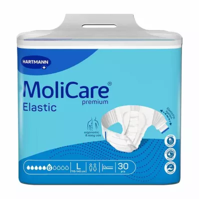 MoliCare® Premium Elastic Slip 6 gouttes taille L, 30 pc MoliCare® Premium Elastic Slip 6 gouttes taille L, 30 pc