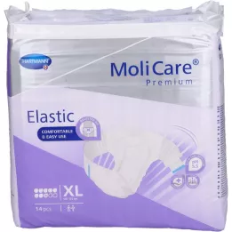 MOLICARE Premium Elastic Slip 8 gouttes taille XL, 14 pièces