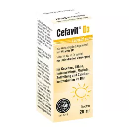 CEFAVIT D3 Liquid pur gouttes pour voie orale, 20 ml