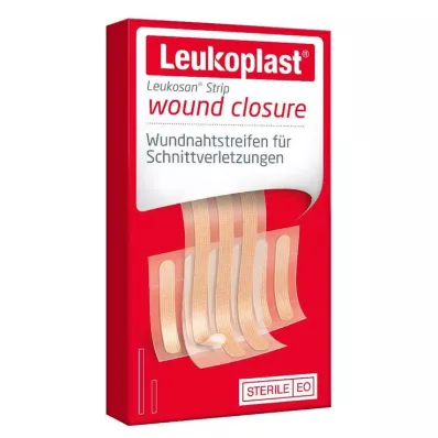 Leukoplast Leukosan Strip stérile 6x38 mm / 6x75 mm, 9 pc