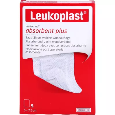 LEUKOPLAST Pansement Leukomed stérile 5x7,2 cm, 5 pces