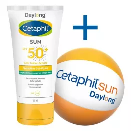 CETAPHIL Sun Daylong SPF 50+ sens.Gel-Fluide visage, 50 ml