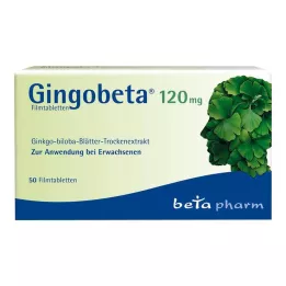 GINGOBETA 120 mg Comprimés pelliculés, 50 pc