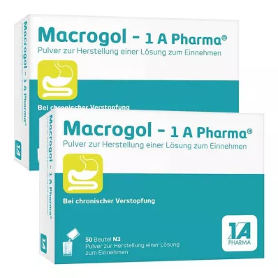 Macrogol-1A Pharma poudre pour solution buvable, 100 pc Macrogol-1A Pharma poudre pour solution buvable, 100 pc