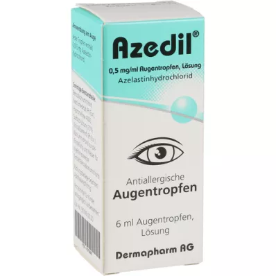 AZEDIL Gouttes oculaires 0,5 mg/ml, solution, 6 ml