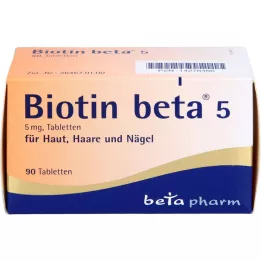 BIOTIN BETA 5 comprimés, 90 pcs