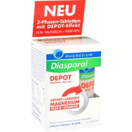 MAGNESIUM DIASPORAL DEPOT Comprimés pour les muscles et les nerfs, 30 pièces