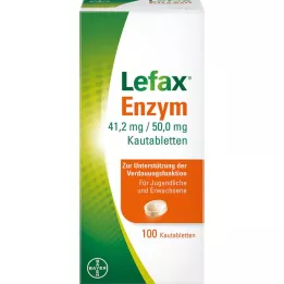 LEFAX Comprimés à mâcher enzymatiques, 100 pcs