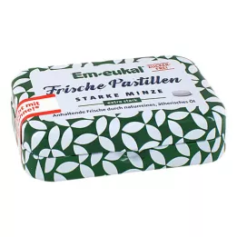EM-EUKAL Pastilles fraîches à la menthe forte sans sucre, 20 g