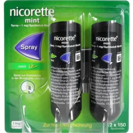 NICORETTE Spray Menthe 1 mg/pulvérisation, 2 pces