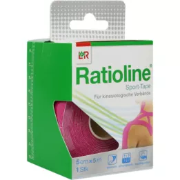 RATIOLINE Sport-Tape 5 cmx5 m rose, 1 pc