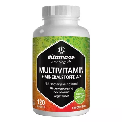 MULTIVITAMIN KAPSELN hautement dosé, 120 pcs