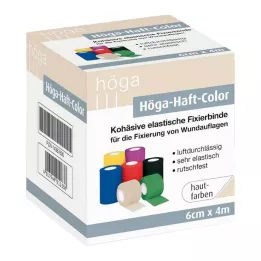 HÖGA-HAFT Bande de fixation Color 6 cmx4 m couleur chair, 1 pc