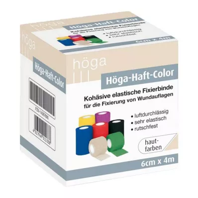 Höga-Haft Color pansement de fixation 6 cmx4 m couleur peau, 1 pièce