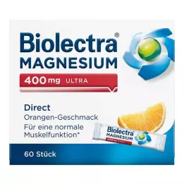 BIOLECTRA Magnésium 400 mg ultra Direct Orange, 60 Comprimés
