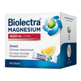 BIOLECTRA Magnésium 400 mg ultra Direct Citron, 60 Comprimés
