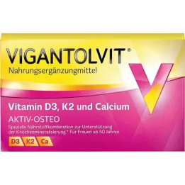 VIGANTOLVIT Vitamine D3 K2 Calcium comprimés pelliculés, 30 pc
