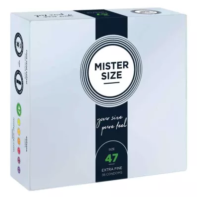 MISTER SIZE 47 préservatifs, 36 pièces