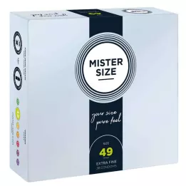 MISTER Préservatifs Size 49, 36 pces
