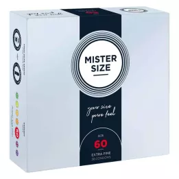 MISTER Préservatifs Size 60, 36 pièces