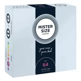 MISTER Préservatifs Size 64, 36 pces
