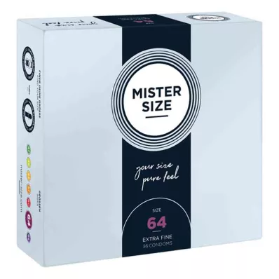 Préservatifs Monsieur Taille 64 (36 pièces) Préservatifs Monsieur Taille 64 (36 pièces)