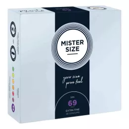 MISTER Préservatifs Size 69, 36 pces