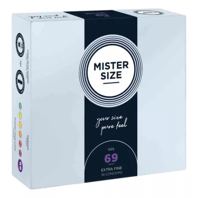 MISTER Préservatifs Size 69, 36 pces