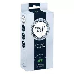 MISTER Préservatifs Size 47, 10 pcs