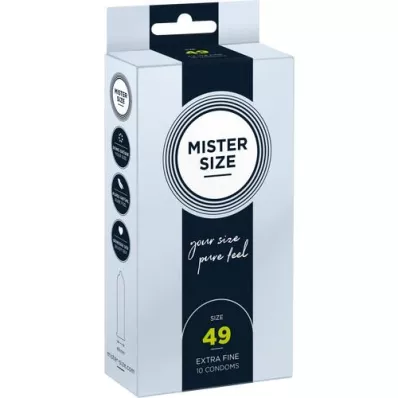 MISTER Préservatifs Size 49, 10 pcs