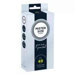 MISTER Préservatifs Size 49, 10 pcs