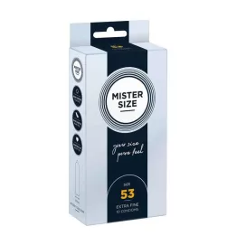 MISTER Préservatifs Size 53, 10 pcs