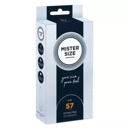 MISTER Préservatifs Size 57, 10 pcs