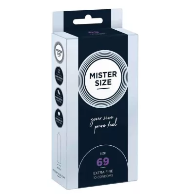 MISTER SIZE 69 préservatifs, 10 pièces