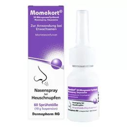 MOMEKORT 50 μg/pulvérisation nasale Susp.60 Adultes, 10 g