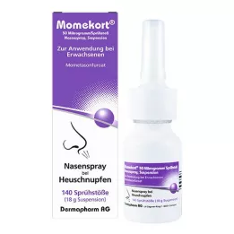MOMEKORT 50 μg/pulvérisation nasale Susp.140 adulte, 18 g