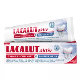 LACALUT protection active des gencives &amp; dentifrice blanc doux, 75 ml