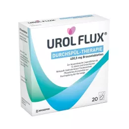 UROL FLUX Thérapie de rinçage 400,5 mg, 20 comprimés effervescents