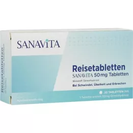 REISETABLETTEN Sanavita 50 mg comprimés, 20 pcs