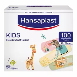 HANSAPLAST Kids Patch Strips Univeral, 100 pièces