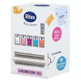 RITEX Distributeur de préservatifs, grand emballage, 40 pièces