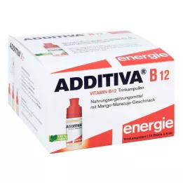 ADDITIVA Ampoules buvables de vitamine B12, 30X8 ml