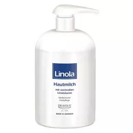 LINOLA Distributeur de lait pour la peau, 500 ml