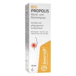 BEECRAFT Spray buccal et pharyngé à la propolis, 15 ml