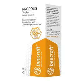 BEECRAFT Bain de bouche concentré à la propolis en gouttes, 50 ml