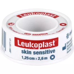 LEUKOPLAST Skin Sensitive 1,25 cmx2,6 m avec protection, 1 pc