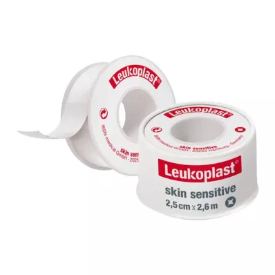 LEUKOPLAST Skin Sensitive 2,5 cmx2,6 m avec protection, 1 pc LEUKOPLAST Skin Sensitive 2,5 cmx2,6 m avec protection, 1 pc